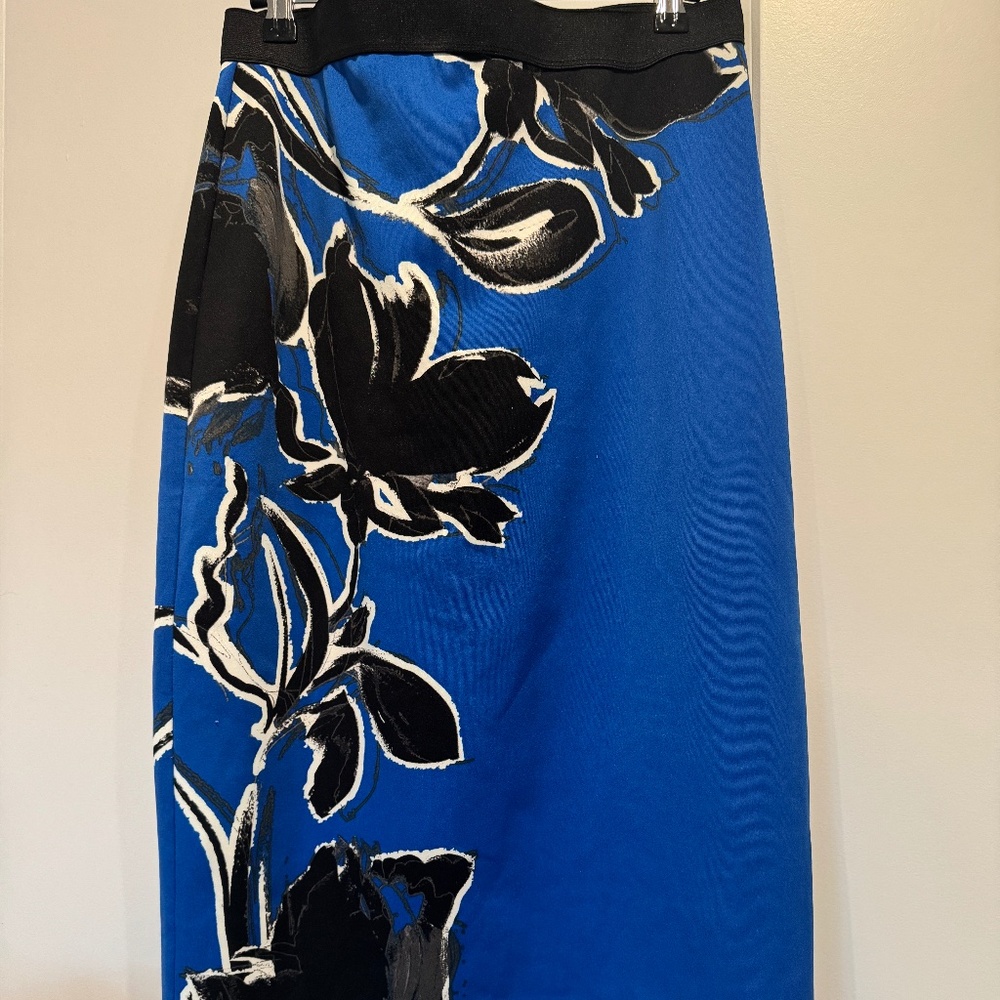 Alfani Midi-length graphic print pencil skirt - size medium